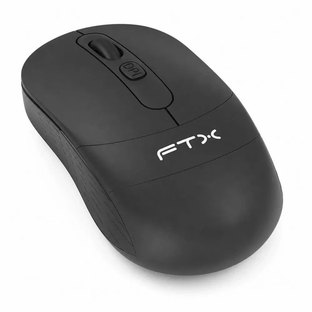 Mouse Inalámbrico FTX FTXMW73 2400 DPI Negro