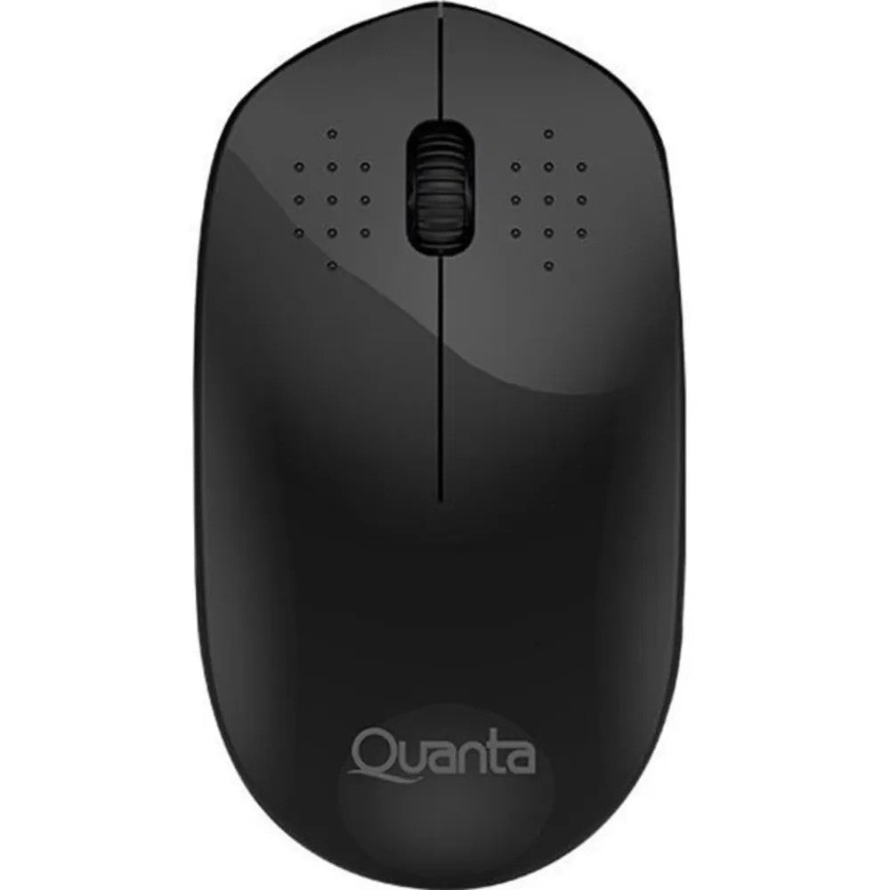 Mouse Inalámbrico Quanta QTMSS10 Silencioso 1200 DPI Negro