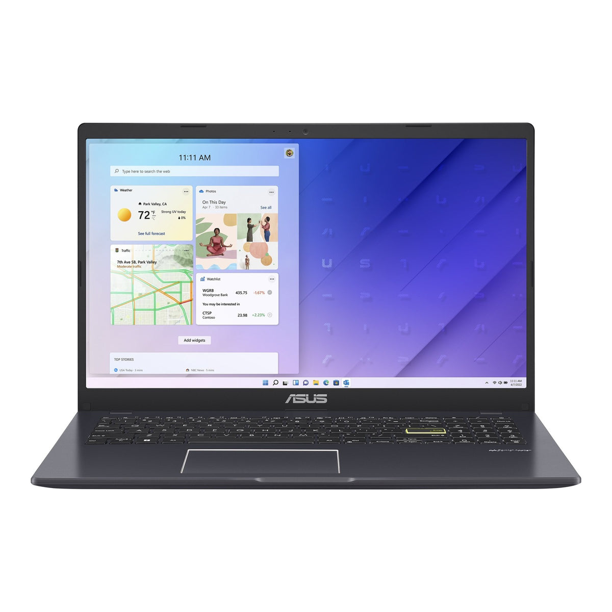 Notebook Asus E510KA-EJ1150W Intel Celeron N4500 4/128GB 15.6" Black