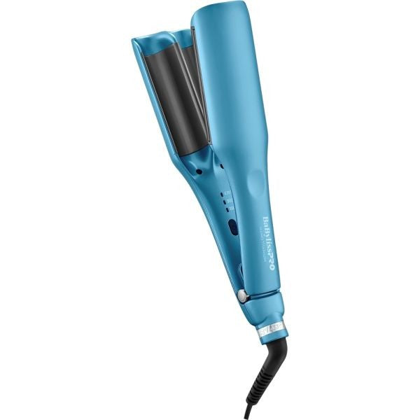 Ondulador de Cabello Babyliss Pro Nano Titanium Waver Compact BNTMDWUZ Bivolt Blue
