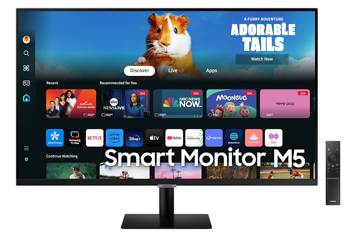 Monitor 32" Samsung LS32DM500ENXGO Smart FHD 60Hz 4ms HDMI