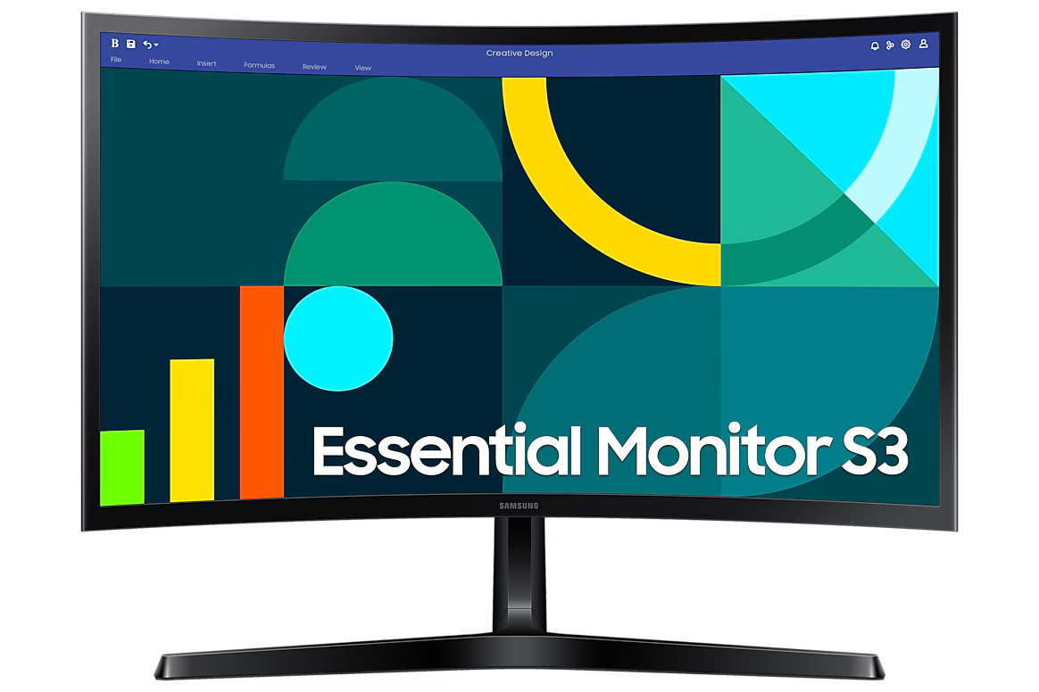 Monitor 24" Samsung LS24D366GANXZA FHD 100Hz Curvo HDMI/VGA