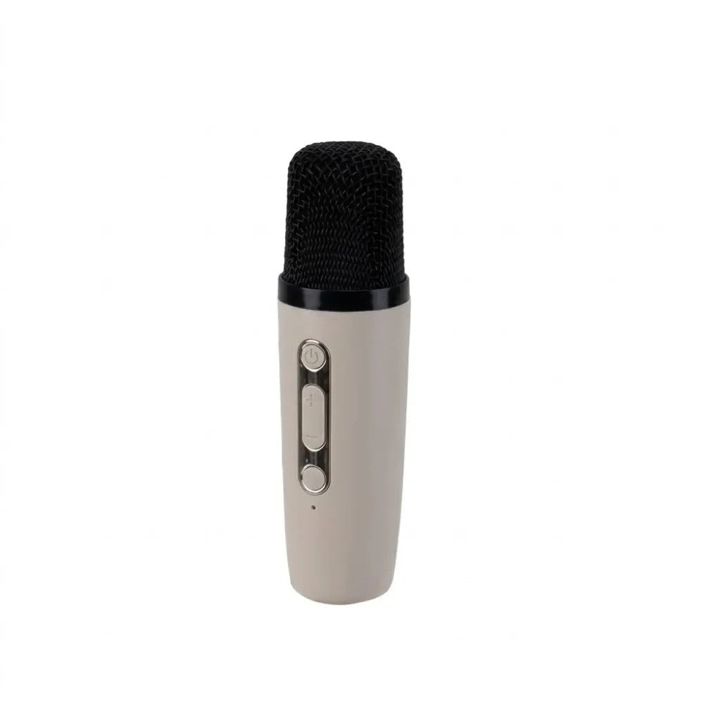 Parlante Ecopower EP-2334 7W Bluetooth Karaoke con Micrófono Crema