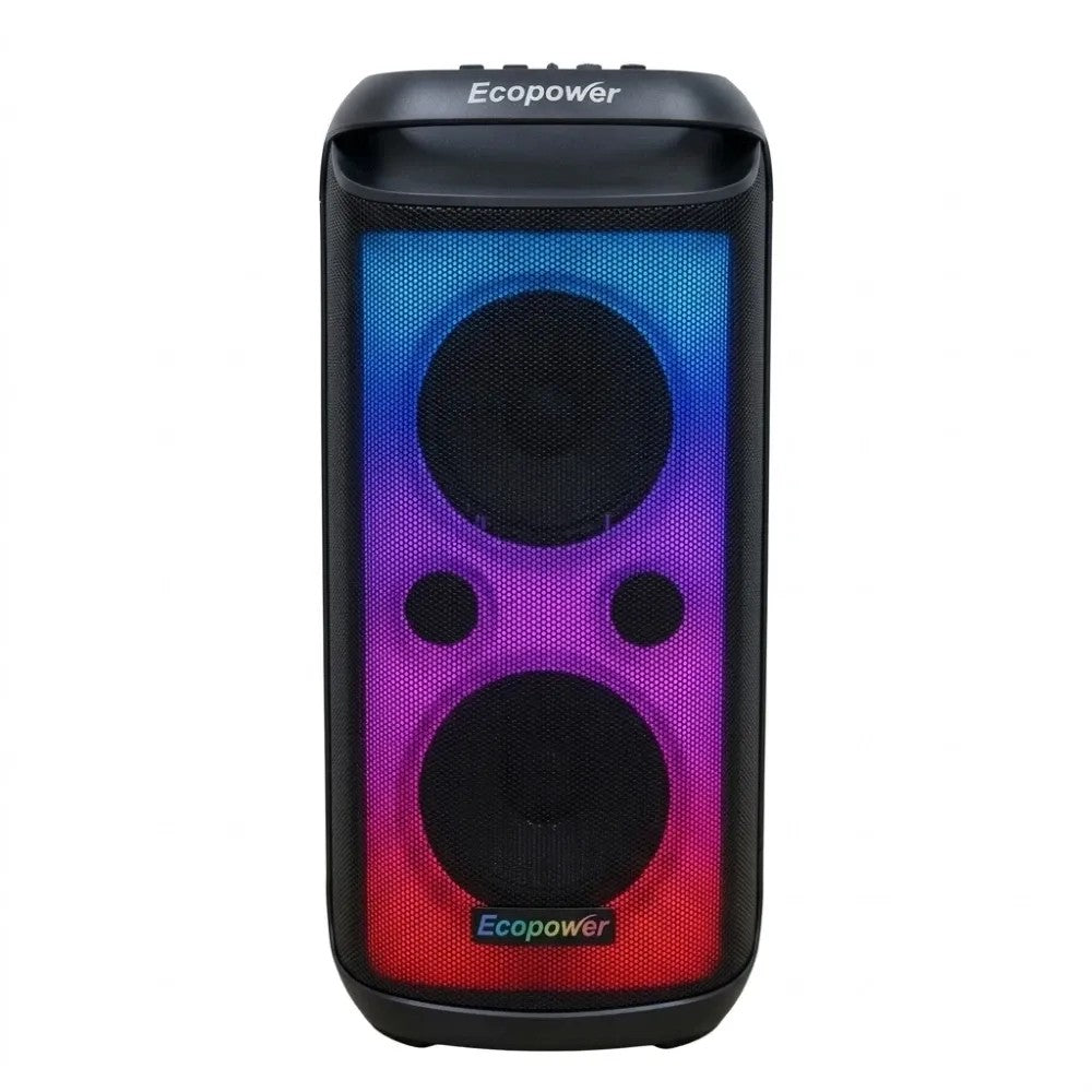 Parlante Ecopower EP-S123 8" 120W Bluetooth con Micrófono Negro