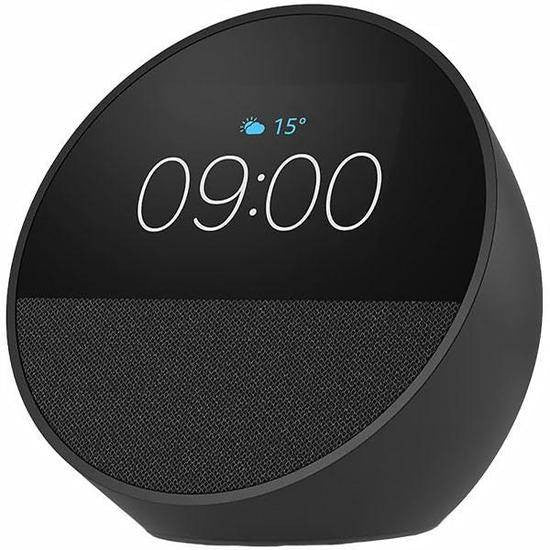Parlante Inteligente Amazon Echo Spot con Pantalla y Alexa Black
