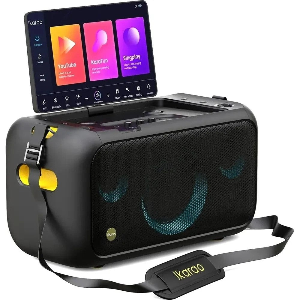 Parlante Joog Break X1 Karaoke con Pantalla 13.3" y 2 Micrófonos 460W Único