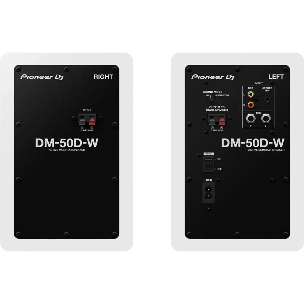 Parlante Monitor de Estudio Pioneer DM-50D White