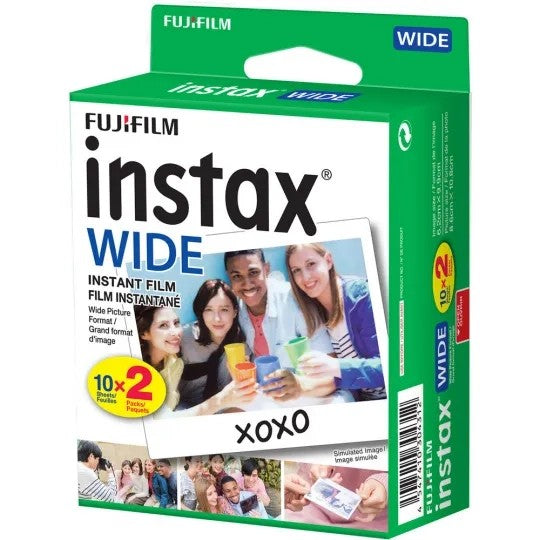 Película Instantánea Fujifilm Instax Wide 20 Fotos Único