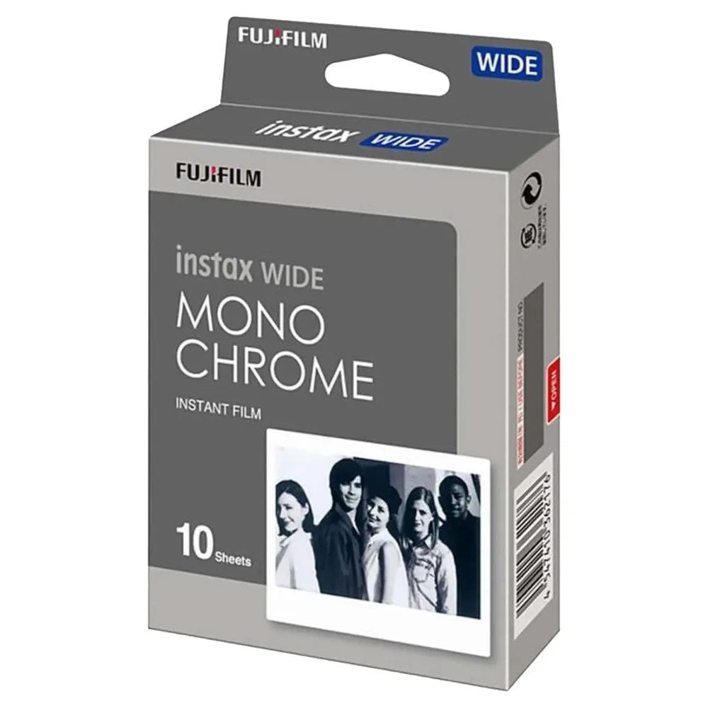 Película Instantánea Fujifilm Instax Wide Monochrome 10 Fotos Único