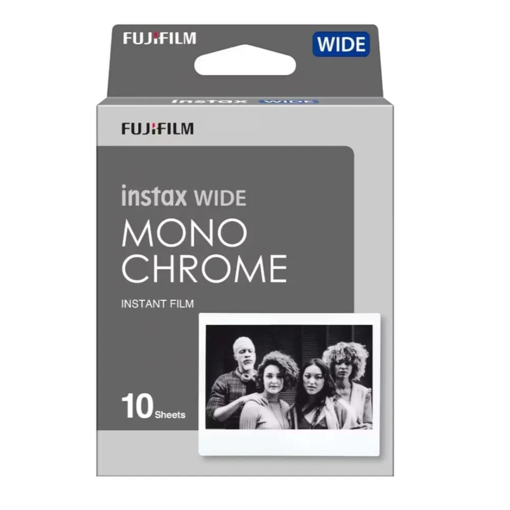 Película Instantánea Fujifilm Instax Wide Monochrome 10 Fotos Único
