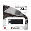 Pendrive Kingston DataTraveler 70 64GB USB-C 3.2 Único
