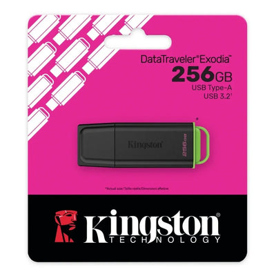 Pendrive Kingston DataTraveler Exodia DTXG2 256GB USB 3.2 Único
