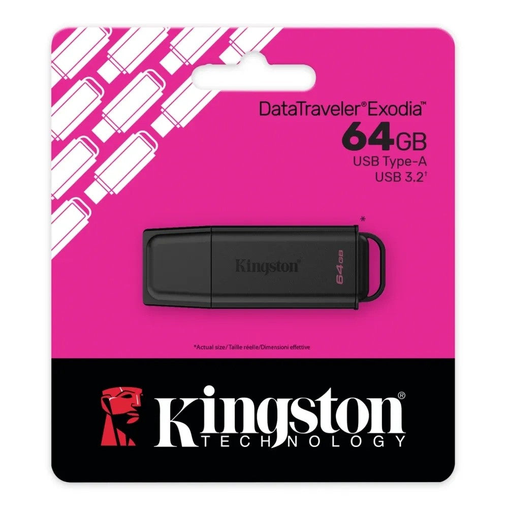 Pendrive Kingston DataTraveler Exodia DTXG2 64GB USB 3.2 Único
