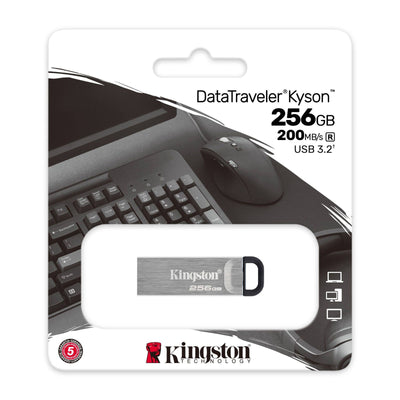 Pendrive Kingston DataTraveler Kyson 256GB USB 3.2 Único