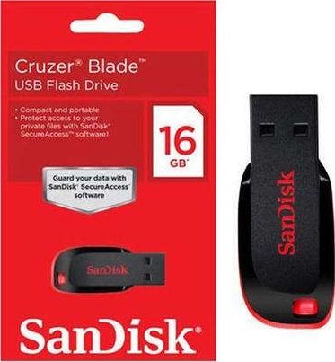 Pendrive SanDisk Cruzer Blade Z50 16GB Único