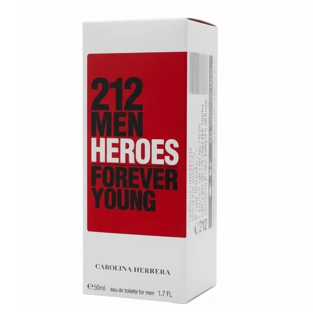 Perfume Carolina Herrera 212 Heroes Masculino 50ML EDT Único