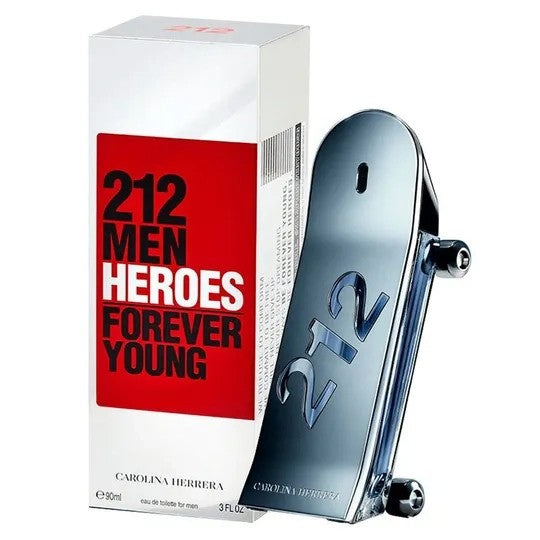 Perfume Carolina Herrera 212 Heroes Masculino 90ML EDT Único