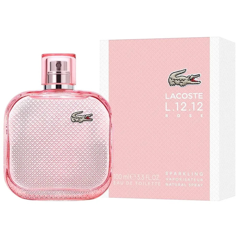 Perfume Lacoste L12.12 Rose Sparkling Femenino 100ML EDT Único