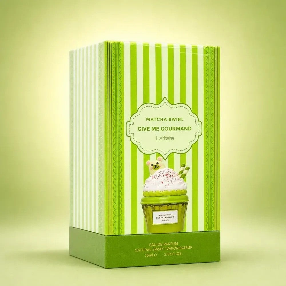 Perfume Lattafa Give Me Gourmand Matcha Swirl Femenino 75ML EDP Único