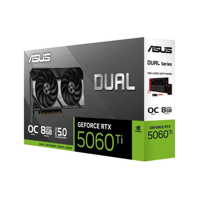 Placa de Video ASUS GeForce RTX 5060 Ti Dual 8GB Único