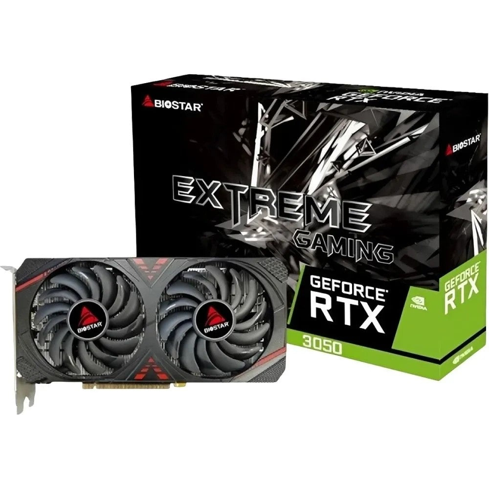 Placa de Video Biostar GeForce RTX 3050 6GB GDDR6 Único
