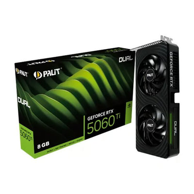 Placa de Video Palit GeForce RTX 5060 Ti Dual 8GB GDDR7 Único