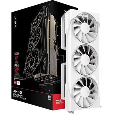 Placa de Video XFX Radeon RX 9070 Swift Gaming White Edition 16GB GDDR6 Único