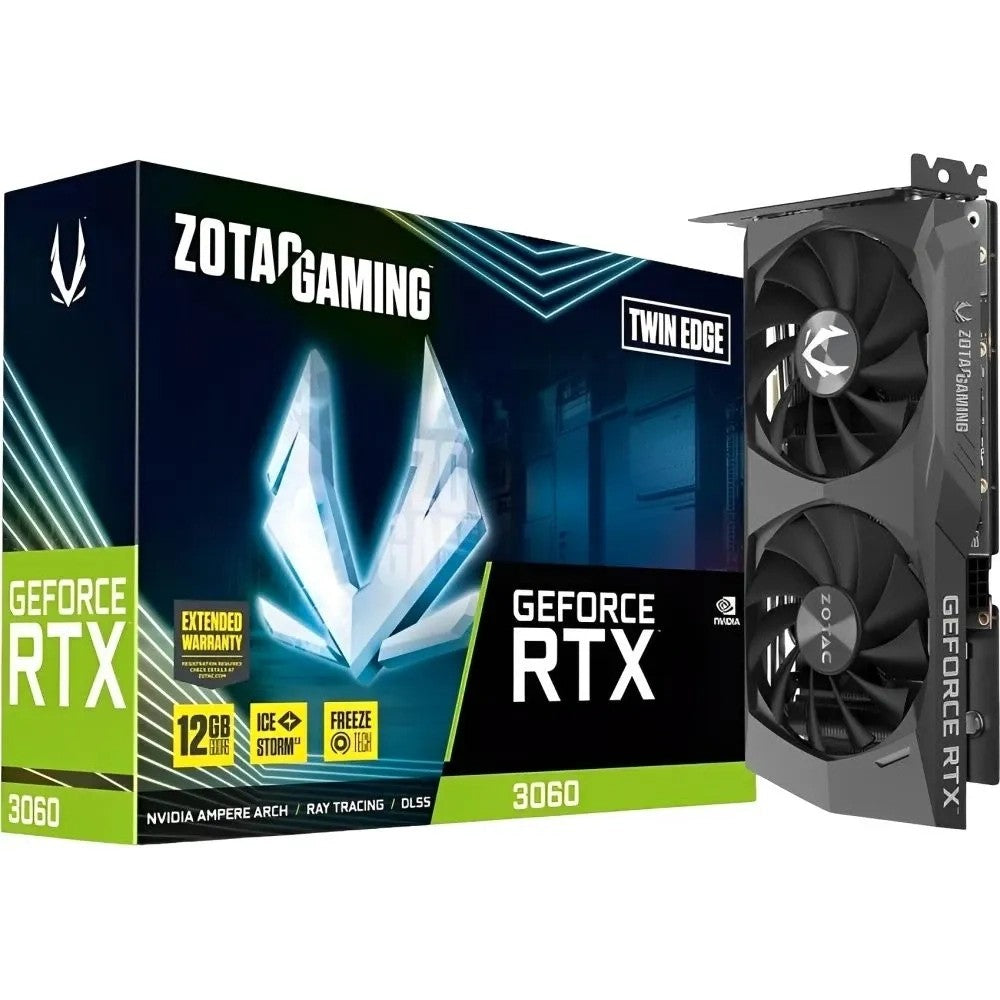 Placa de Video Zotac GeForce RTX 3060 Twin Edge 12GB GDDR6 Único