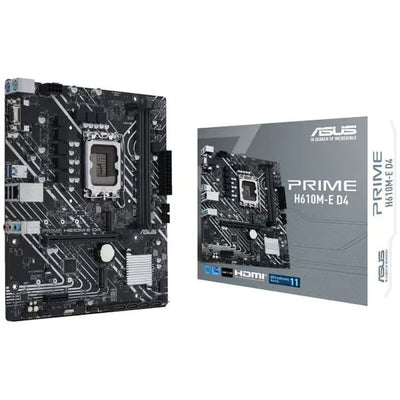 Placa Madre ASUS Prime H610M-E D4 LGA1700 DDR4 Único