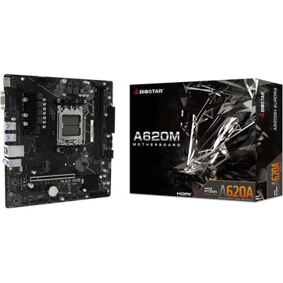 Placa Madre Biostar A620MH Aurora AM5 DDR5 Único