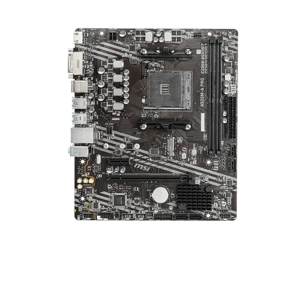 Placa Madre MSI A520M-A Pro AM4 DDR4 Único