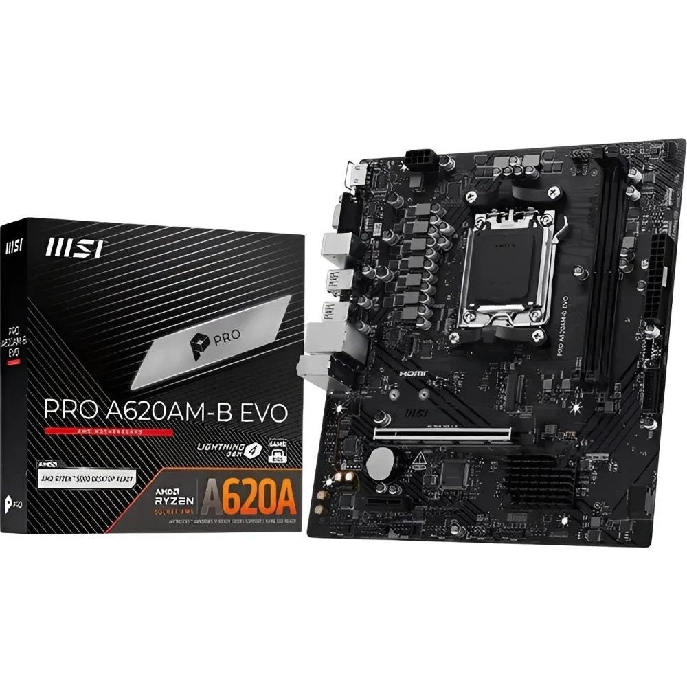 Placa Madre MSI A620M-B Pro Evo AM5 Único