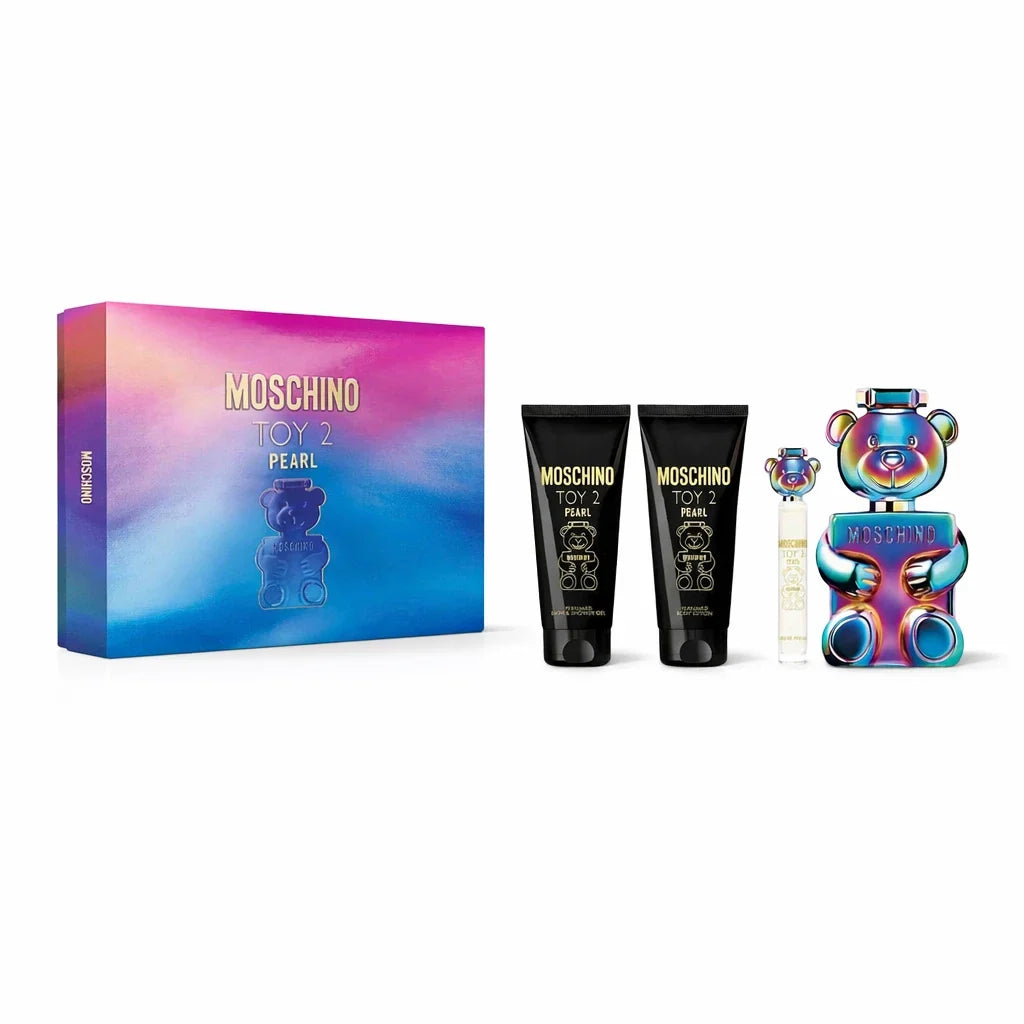 Set Perfume Moschino Toy 2 Femenino 100ML + Body Lotion 100ML + 10ML EDP
