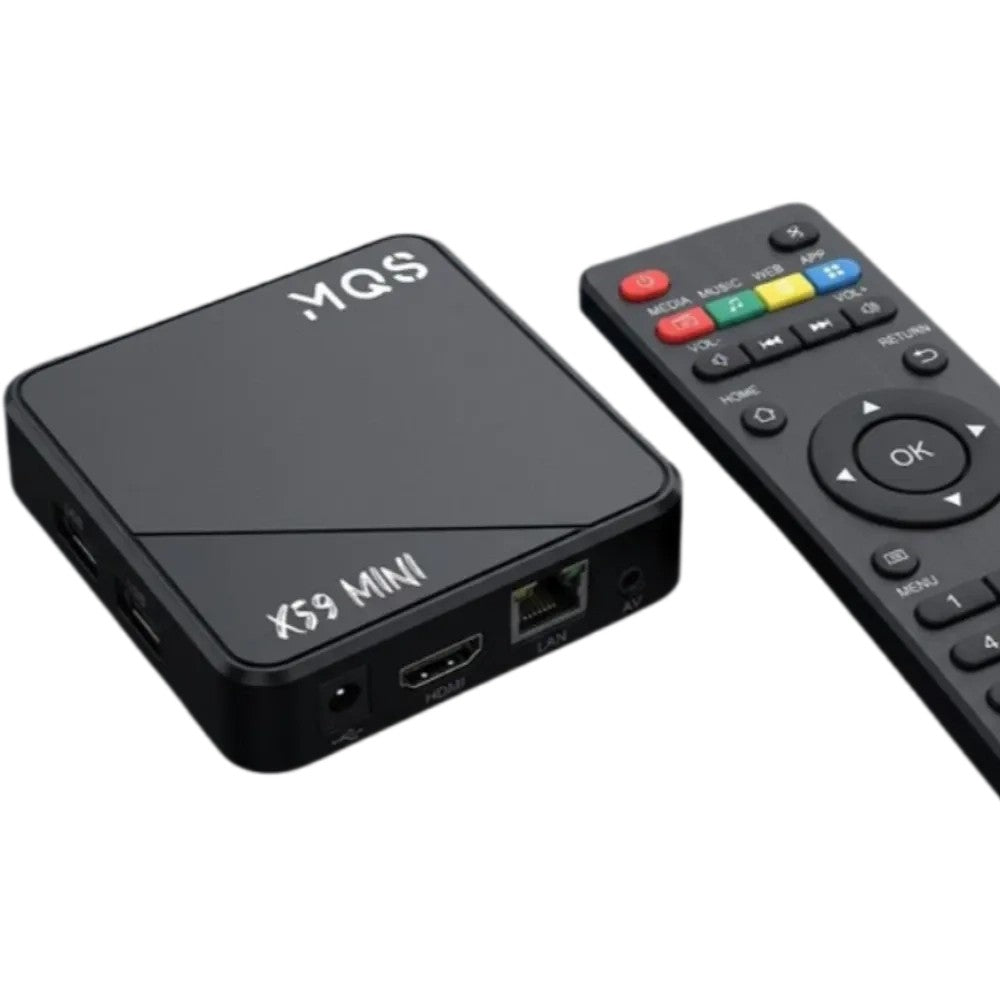 Receptor TV Box MQS X59 Mini 64/256GB 4K 5G Black
