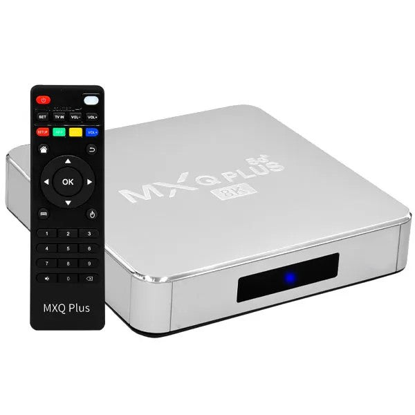 Receptor TV Box MXQ Plus 128/512GB 8K 5G Android 11 Silver