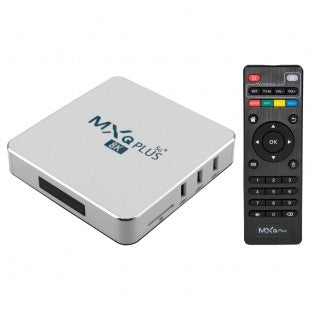 Receptor TV Box MXQ Plus 128/512GB 8K 5G Android 11 Silver
