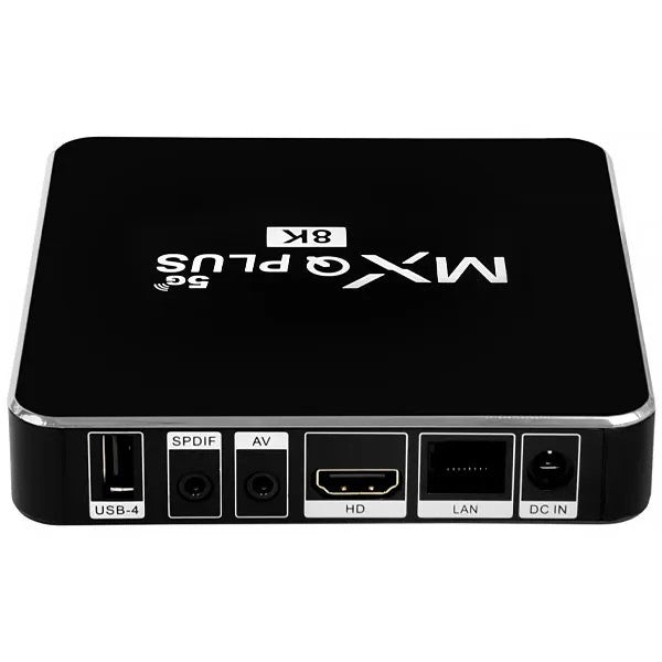 Receptor TV Box MXQ Plus 32/128GB 8K Negro