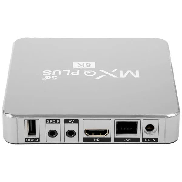 Receptor TV Box MXQ Plus 32/128GB 8K Plata