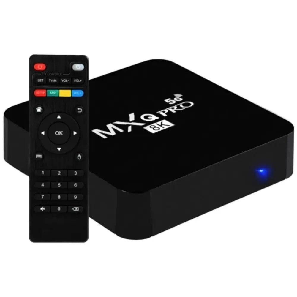 Receptor TV Box MXQ Pro 64/256GB 8K 5G Black