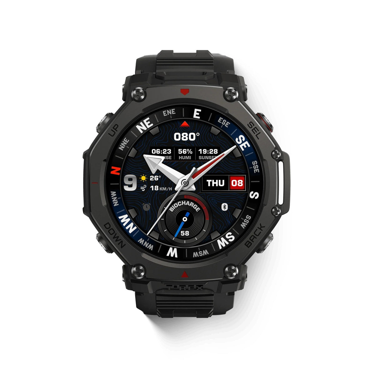 Reloj Smart Amazfit T-Rex 3 Pro A2444 (Black Gold) Tactical Black