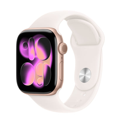 Reloj Smart Apple Watch Serie 11 42mm GPS MEU04LW/A S/M Rose Gold