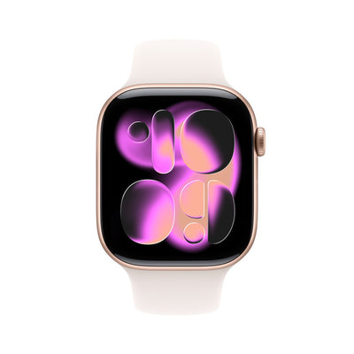 Reloj Smart Apple Watch Serie 11 46mm GPS MEV64LW/A S/M Rose Gold