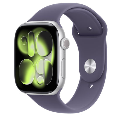 Reloj Smart Apple Watch Serie 11 46mm GPS MEV94LW/A S/M Silver Purple Fog