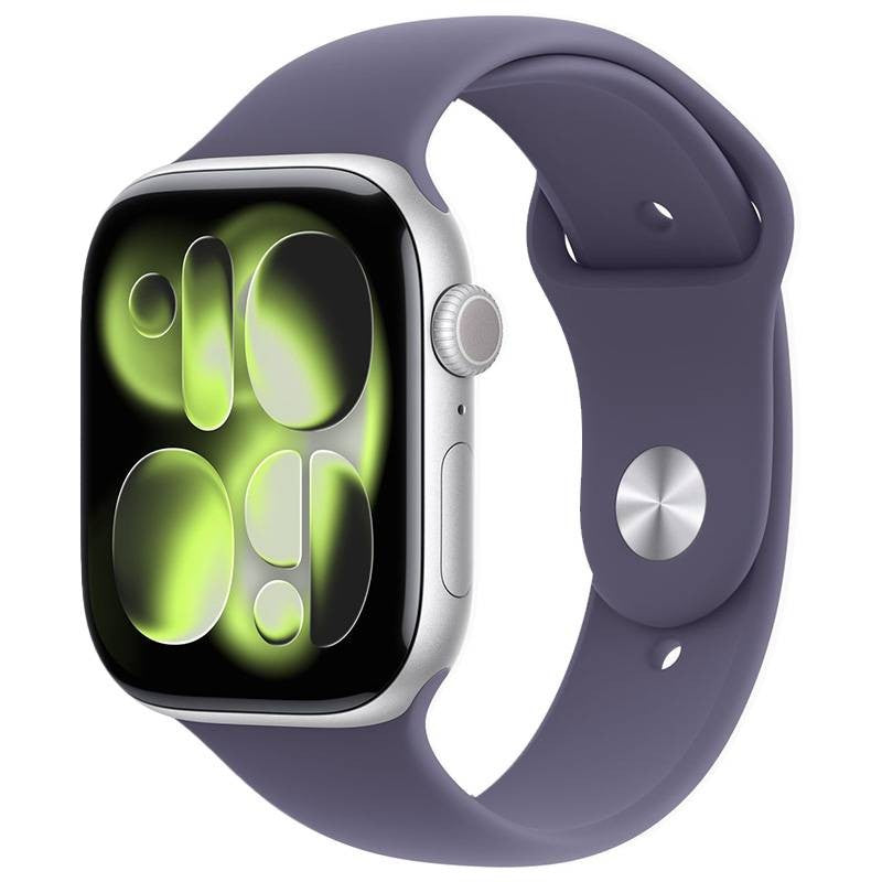 Reloj Smart Apple Watch Serie 11 46mm MEVA4LW/A GPS M/L Silver Purple Fog