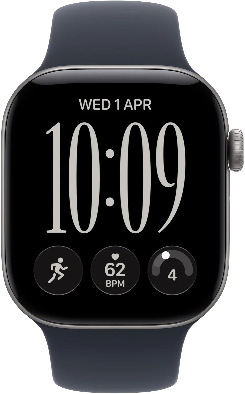 Reloj Smart Apple Watch Serie 12 42mm GPS Sport Band Space Gray/Navy Blue