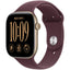 Reloj Smart Apple Watch Serie 12 42mm MJFQ4LS/A GPS S/M Light Gold Burgundy