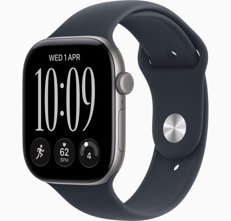 Reloj Smart Apple Watch Serie 12 46mm GPS Sport Band Space Gray/Navy Blue