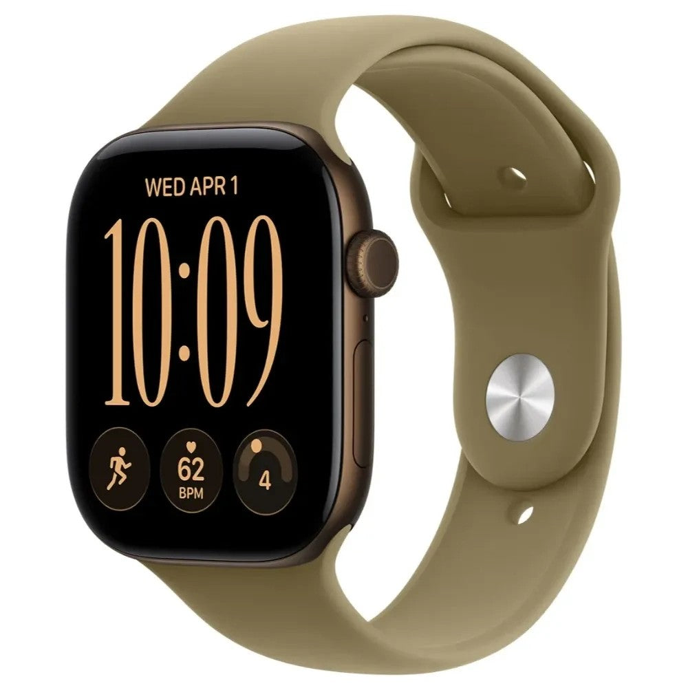 Reloj Smart Apple Watch Serie 12 46mm MJEU4LS/A GPS M/L Dark Bronze