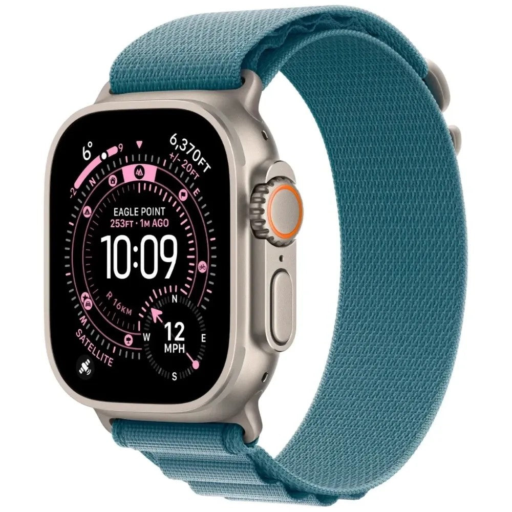 Reloj Smart Apple Watch Ultra 3 49mm Cell MEWK4LW/A S Natural Light Blue Alpine Loop