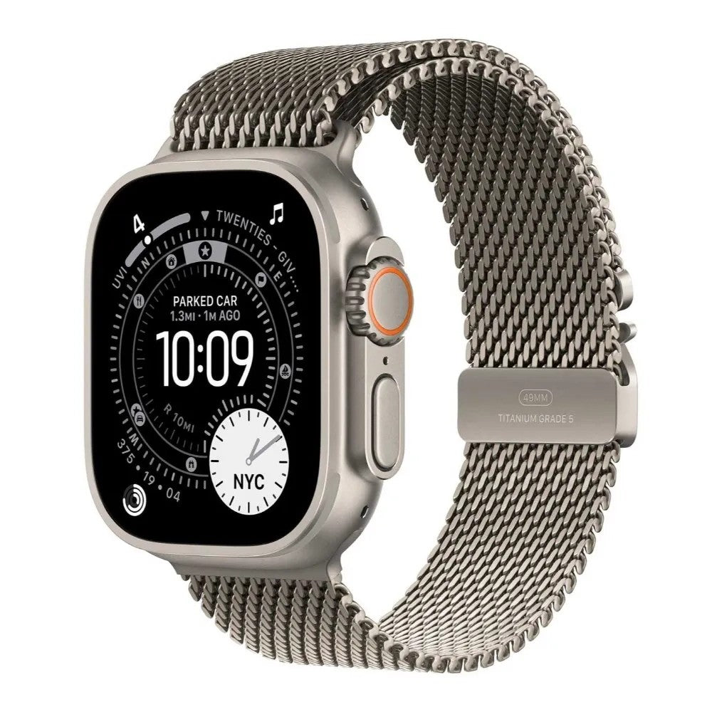 Reloj Smart Apple Watch Ultra 3 49mm Cell MEWW4LW/A S Natural Titanium Milanese Loop